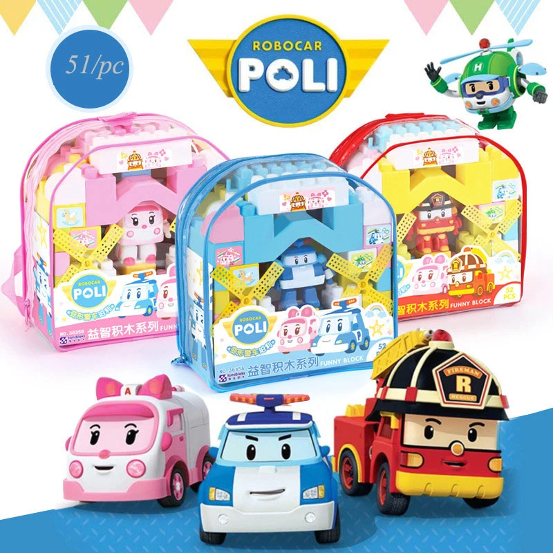 ROBOCAR POLI educational large particle building block toy multifunctional assembling early education toy as a gift for children
ROBOCAR POLI educational large particle building block toy multifunctional assembling early education toy as a gift for children