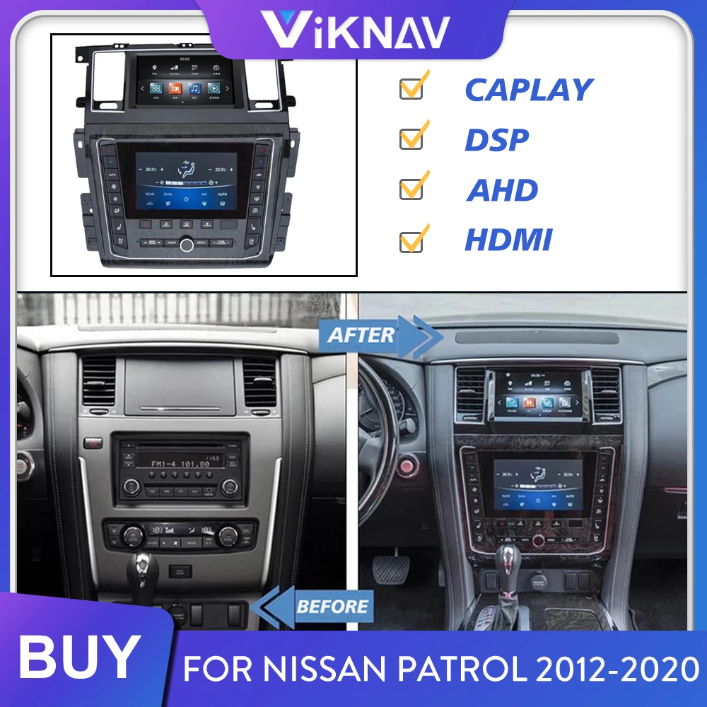 Dual Screen Android Car Radio for Nissan Patrol Y62 2012 2013 2014 2015 2016 2017 2018 2019 2020 Auto Stereo Multimedia Player
Dual Screen Android Car Radio for Nissan Patrol Y62 2012 2013 2014 2015 2016 2017 2018 2019 2020 Auto Stereo Multimedia Player