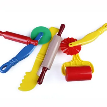 창의적인 3D 플라스티신 도구 플레이도우 세트, 컬러 플레이 반죽 모델 도구 장난감, 클레이 몰드 디럭스 세트