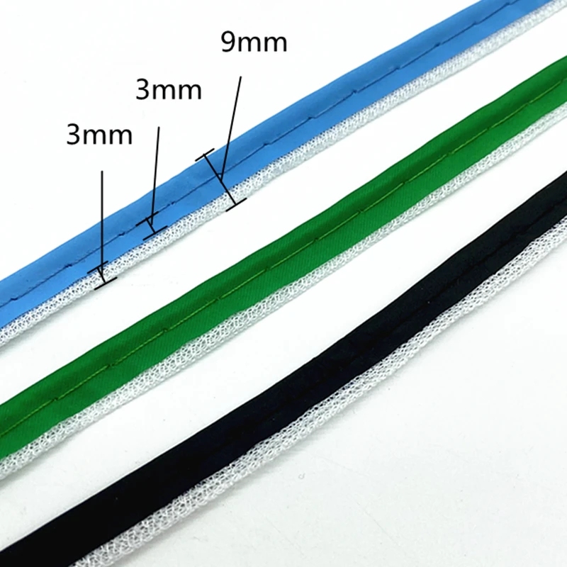 5 ярдов 9 мм светоотражающая лента для шитья веревка листов диванов штор шляп
