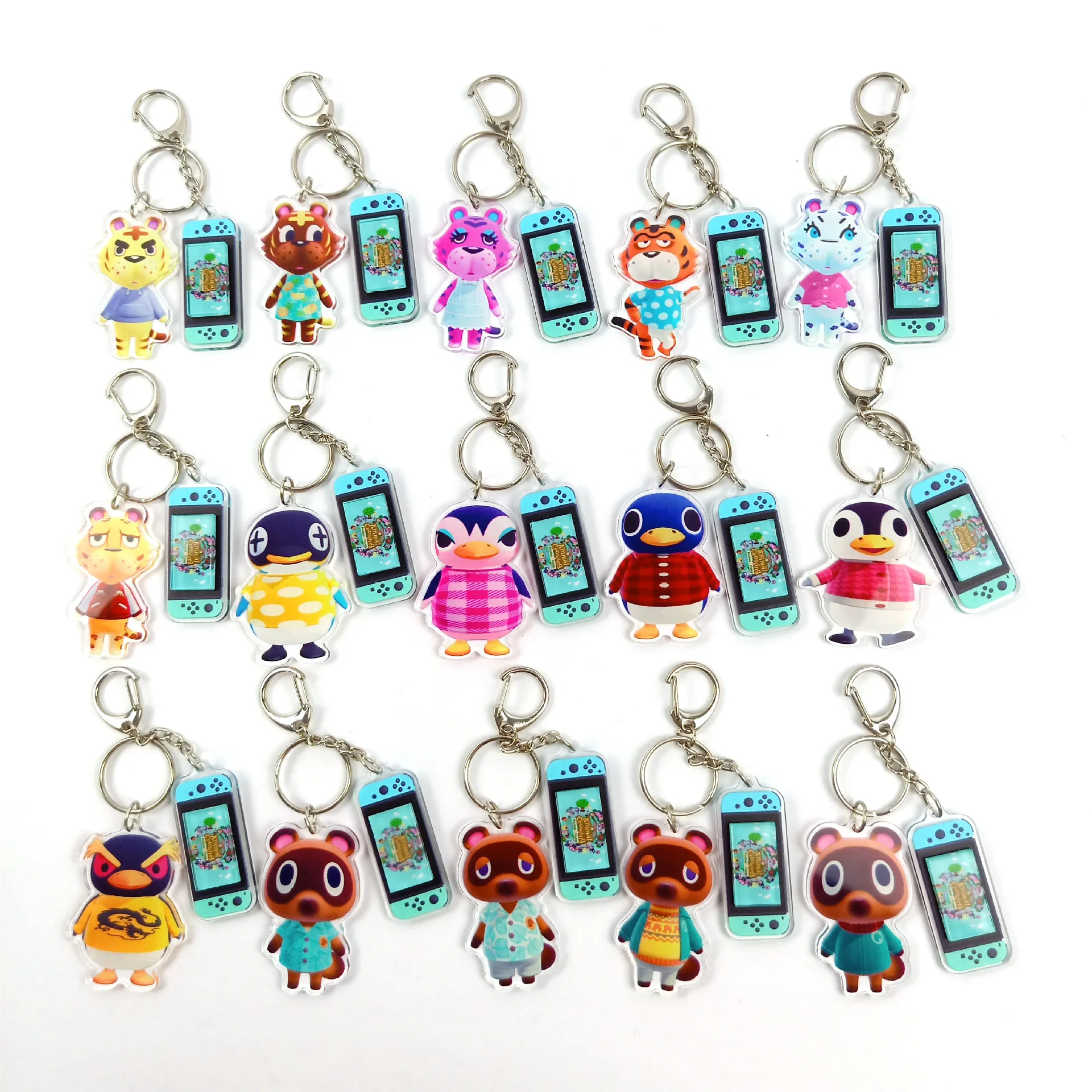 New Switch Game Machine Keychains Epoxy Animal Crossing Key Chains Fashion Jewelry Accessories Cute Acrylic Pendants Keyrings
New Switch Game Machine Keychains Epoxy Animal Crossing Key Chains Fashion Jewelry Accessories Cute Acrylic Pendants Keyrings