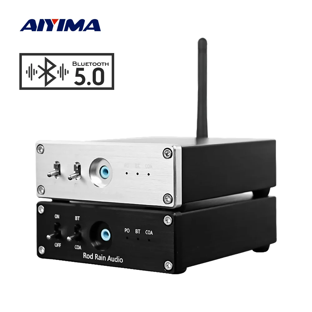 

AIYIMA CSR8675 Bluetooth 5.0 APTX HD Bluetooth Receiver Decoder DAC ES9018 Decoding Coaxial Optical Audio Output 55323 OP AMP