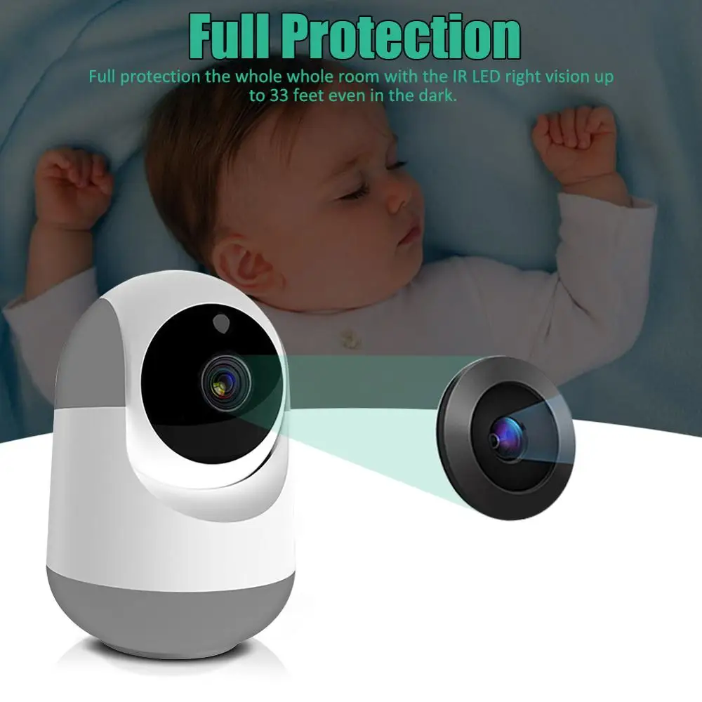 1080P HD Pet with WiFi IP Camera Indoor Wireless Security Motion Detection Night Vision Baby Elder Monitor with 2 Way Audio
1080P HD Pet with WiFi IP Camera Indoor Wireless Security Motion Detection Night Vision Baby Elder Monitor with 2 Way Audio