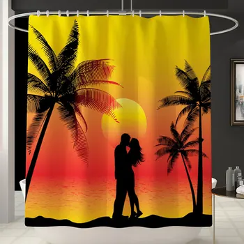 4pcs Bath Mat Polyester Toilet Cover Mildew Proof Assorted Shower Curtain Set Waterproof Couple With 12 Hooks
4pcs Bath Mat Polyester Toilet Cover Mildew Proof Assorted Shower Curtain Set Waterproof Couple With 12 Hooks