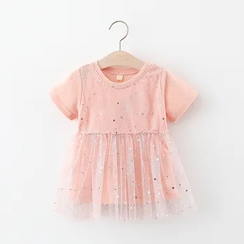 Wholesale Baby Girls Sequins Dress Summer 2020 Children's Clothing 
Wholesale Baby Girls Sequins Dress Summer 2020 Children's Clothing