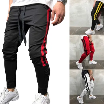 Hot Men's Sweatpants Side Stripe Hip Track Pants Street Wear Skinny Sweatpants Elastic Waist Male Casual Trousers 3XL
Hot Men's Sweatpants Side Stripe Hip Track Pants Street Wear Skinny Sweatpants Elastic Waist Male Casual Trousers 3XL