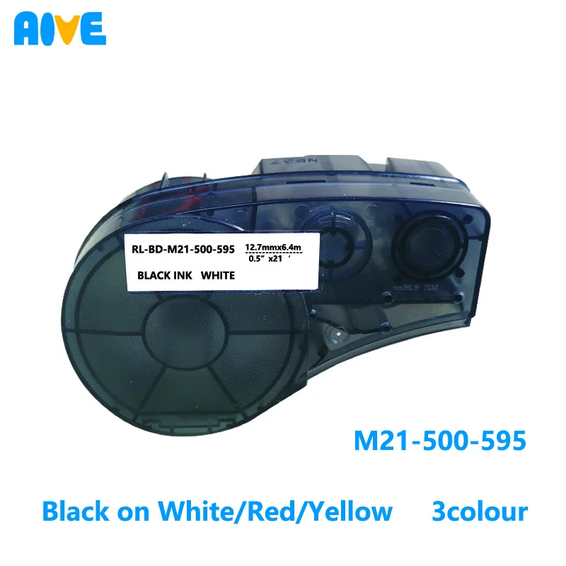 Aive M21-500-595 Black on White Compatible for Brady BMP21-PLUS IDPAL and LABPAL Label Printer High Adhesion Vinyl Film Label
Aive M21-500-595 Black on White Compatible for Brady BMP21-PLUS IDPAL and LABPAL Label Printer High Adhesion Vinyl Film Label