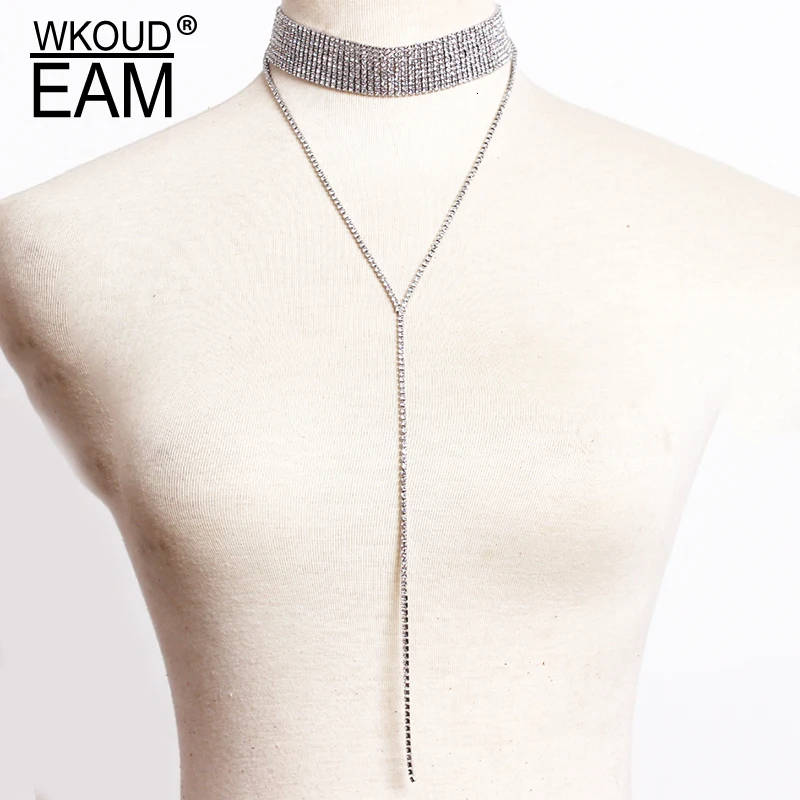 WKOUD EAM 2020 New Spring Summer Temperament Rhinestone Tassels Split Loose Personality Women Necklace Fashion All-match JU2
WKOUD EAM 2020 New Spring Summer Temperament Rhinestone Tassels Split Loose Personality Women Necklace Fashion All-match JU2