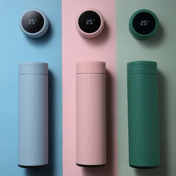 450ml Smart Thermos Bottle Temperature Display Hot Water Insulated Cup with Tea Filter 304 Stainless Steel Tumbler Vacuum Flask
450ml Smart Thermos Bottle Temperature Display Hot Water Insulated Cup with Tea Filter 304 Stainless Steel Tumbler Vacuum Flask