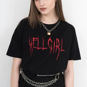 Hell Girl T Shirt Women Letter Printed Aesthetic Grunge Cotton Short Sleeve Lil Peep Hell Boy Tumblr Tees Fashion Tops Clothing
Hell Girl T Shirt Women Letter Printed Aesthetic Grunge Cotton Short Sleeve Lil Peep Hell Boy Tumblr Tees Fashion Tops Clothing