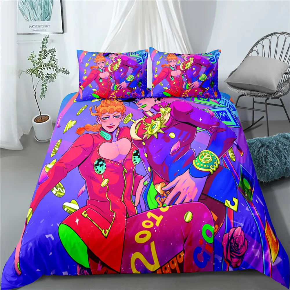 JOJOLion Bedding Set Japanese Animation Soft Microfiber Duvet Cover With Pillowcase A Full Set of Large And Extra Large Home
JOJOLion Bedding Set Japanese Animation Soft Microfiber Duvet Cover With Pillowcase A Full Set of Large And Extra Large Home