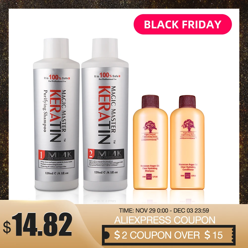Cocount 120ml MMK Without Formaldehyde Keratin Moisturizing Treatment For Hair Care+120ml Purifying Shampoo+100ml Travel Set
Cocount 120ml MMK Without Formaldehyde Keratin Moisturizing Treatment For Hair Care+120ml Purifying Shampoo+100ml Travel Set