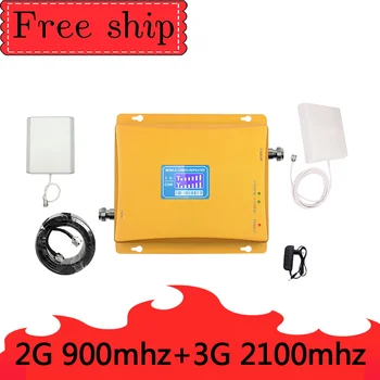 

TFX GSM 900mhz WCDMA 2100mhz Cellular Signal booster 2G 3G Dual Band Cellphone Repeater GSM 900 2100 UMTS Signal Amplifier