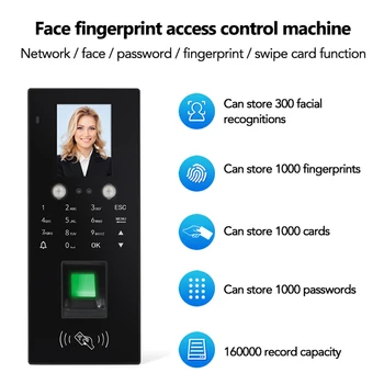 Biometric Facial Door Access Control System Software RFID Keypad Reader Fingerprint Face Time Attendance Machine
Biometric Facial Door Access Control System Software RFID Keypad Reader Fingerprint Face Time Attendance Machine