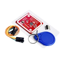 5Pcs/set N532 NFC RFID V3 Module Kit, 2.54mm Spacing 4Pin Cable, White Card Key Card, 12P Bended Male Pins Support Android Phone
5Pcs/set N532 NFC RFID V3 Module Kit, 2.54mm Spacing 4Pin Cable, White Card Key Card, 12P Bended Male Pins Support Android Phone