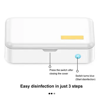 USB Automatic Sterilizer UV Sterilizer Three Minutes One Button Disinfection Toothbrush Mask Mobile Phone Clothing Sterilization
USB Automatic Sterilizer UV Sterilizer Three Minutes One Button Disinfection Toothbrush Mask Mobile Phone Clothing Sterilization