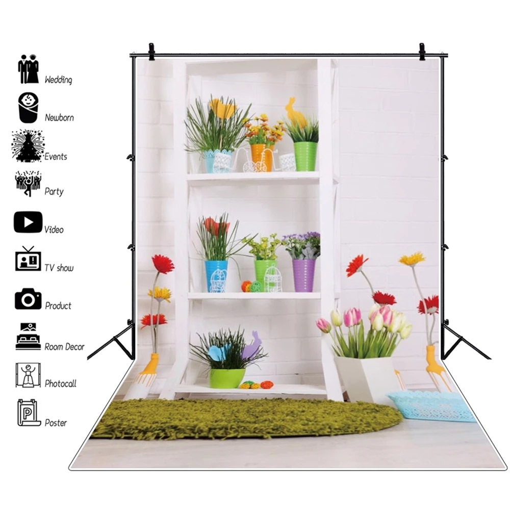 Easter Spring Flower Baby Room Portrait Photography Backdrop Vinyl Photographic Background For Photo Studio Photophone Props
Easter Spring Flower Baby Room Portrait Photography Backdrop Vinyl Photographic Background For Photo Studio Photophone Props