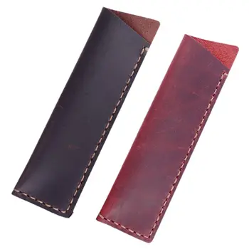 Retro Retro Leather Pen Holder Angled Corner Ballpoint Pen Protective Sleeve Cover Straight Stiched Handmade Fountain Pouch For 
Retro Retro Leather Pen Holder Angled Corner Ballpoint Pen Protective Sleeve Cover Straight Stiched Handmade Fountain Pouch For