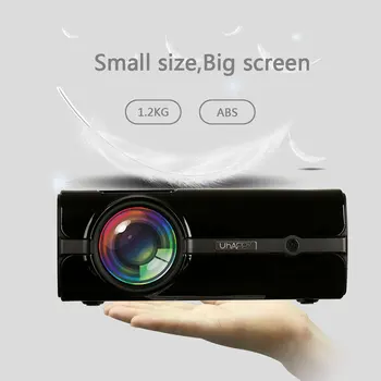 Projector Uhappy U45 Portable LCD mini projector 1920x1080max resolution 18000K Color Beamer with HDMI Cable
Projector Uhappy U45 Portable LCD mini projector 1920x1080max resolution 18000K Color Beamer with HDMI Cable