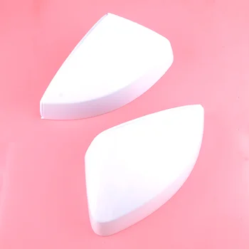 CITALL NEW 8V0857527 8V0857528 White Glossy 1 Pair Car Door Wing Mirror Cover Cap fit for Audi A3 S3 RS3 2016