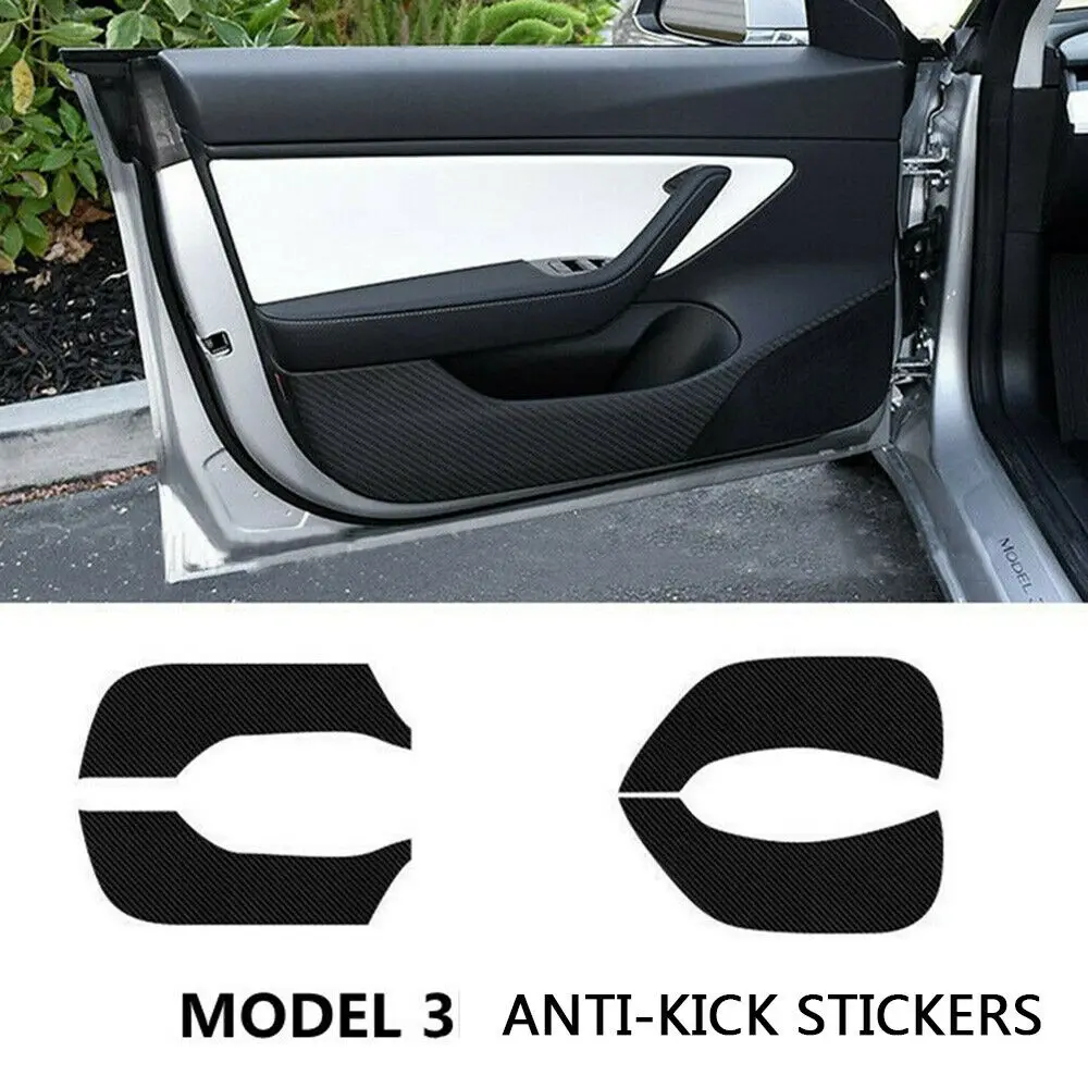Car Door Anti-Kick Vinyl Wrap Sticker Door Edge Guard Protector Carbon Fiber For Tesla Model 3 Decoration Accessories 4 PCS
Car Door Anti-Kick Vinyl Wrap Sticker Door Edge Guard Protector Carbon Fiber For Tesla Model 3 Decoration Accessories 4 PCS