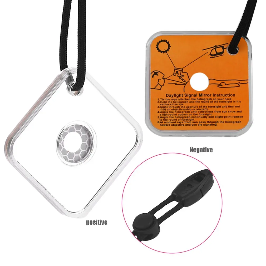 Heliograph Signal Mirror With Whistle Multifunctional Outdoor Emergency Survival Tool With Targeting Function First Aid Kits
Heliograph Signal Mirror With Whistle Multifunctional Outdoor Emergency Survival Tool With Targeting Function First Aid Kits