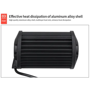 5\" Car Signal Light Truck Boat Working 24LED Light Headlight Headlamp Waterproof 6000K 72W Car Accessories
5\" Car Signal Light Truck Boat Working 24LED Light Headlight Headlamp Waterproof 6000K 72W Car Accessories