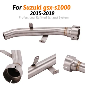 Slip On For SUZUKI GSX-S1000 2015-2019 Motorcycle Exhaust Pipe Escape Modified Muffler Link Tube Middle Mid Connect Section Tube
Slip On For SUZUKI GSX-S1000 2015-2019 Motorcycle Exhaust Pipe Escape Modified Muffler Link Tube Middle Mid Connect Section Tube