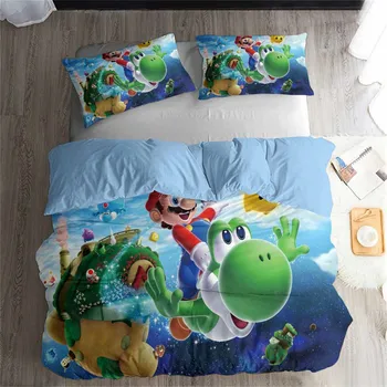 HELENGILI 3D Bedding Set Mario Party Print Duvet Cover Set Bedcloth with Pillowcase Bed Set Home Textiles #MLA28
HELENGILI 3D Bedding Set Mario Party Print Duvet Cover Set Bedcloth with Pillowcase Bed Set Home Textiles #MLA28