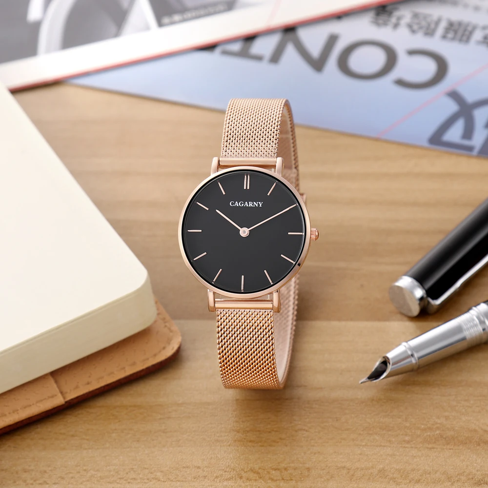 drop shipping ultra thin quartz watches for women fashion ladies wristwatch drop shipping rose gold steel mesh bracelet watch gifts (36)
