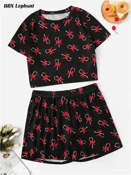 Plus size Sleepwear PJ Set Women Summer O-Neck short sleeves T and Drawstring Waist Casua Shorts Pajamas Set home suits
Plus size Sleepwear PJ Set Women Summer O-Neck short sleeves T and Drawstring Waist Casua Shorts Pajamas Set home suits