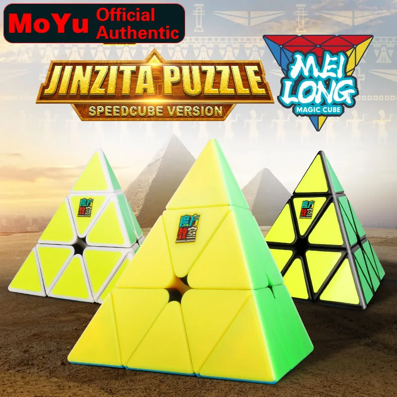 

3x3x3 Pyramid Magic Cube MoYu MeiLong Magico Cubos 3x3 Professional Neo Speed Cubes Puzzle Anti-stress Educational Toys kids