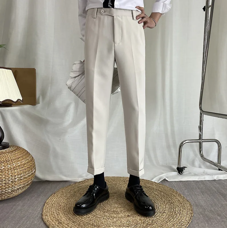 2020 Spring And Summer New Youth Popular Men's Loose Shirt Trousers Fashion Casual Simple Straight Pants Black / Beige
2020 Spring And Summer New Youth Popular Men's Loose Shirt Trousers Fashion Casual Simple Straight Pants Black / Beige