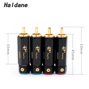Halande 4pcs/lot HIFI Audio Gold Plated interconnect RCA Speaker Cable RCA plugs Lock Collect Solder A/V Connectors For DIY
Halande 4pcs/lot HIFI Audio Gold Plated interconnect RCA Speaker Cable RCA plugs Lock Collect Solder A/V Connectors For DIY