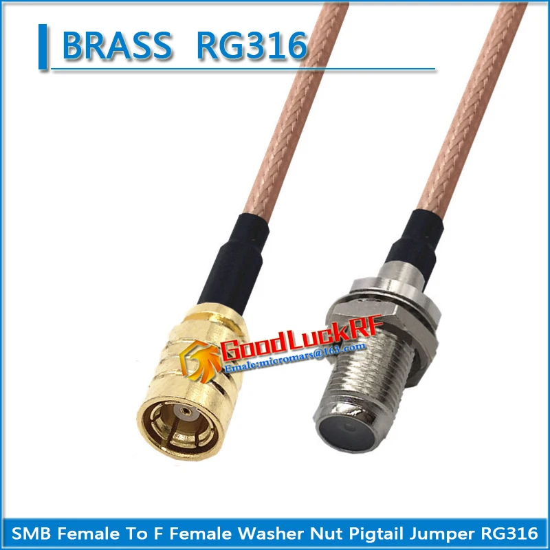 1X Pcs High-quality SMB Female to F Female Washer O-ring Bulkhead Mount Nut Coaxial Type Pigtail Jumper RG316 Cable SMB to F TV
1X Pcs High-quality SMB Female to F Female Washer O-ring Bulkhead Mount Nut Coaxial Type Pigtail Jumper RG316 Cable SMB to F TV