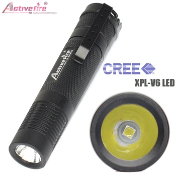 

Activefire led flashlight 9000LM LED Flashlight, LED Torch 7 Light Modes IP68 Waterproof Cree XPL V6 18650 Tactical Flashlight