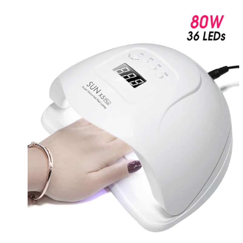 80W Nail Phototherapy Machine LED Light Fast Drying Nail Lamp SUN X5plus Induction Nail Baking Lamp Drying Machine
80W Nail Phototherapy Machine LED Light Fast Drying Nail Lamp SUN X5plus Induction Nail Baking Lamp Drying Machine