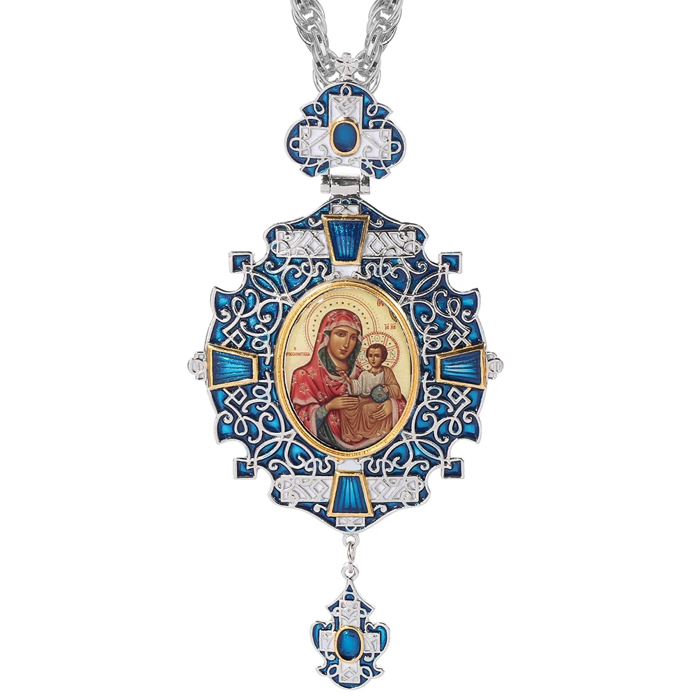 Orthodox Round Pectoral Jewelry Religious Icon Byzantine Crucifix Pendant Necklace Bishop Priest Episcopal for Men Long Necklace
Orthodox Round Pectoral Jewelry Religious Icon Byzantine Crucifix Pendant Necklace Bishop Priest Episcopal for Men Long Necklace