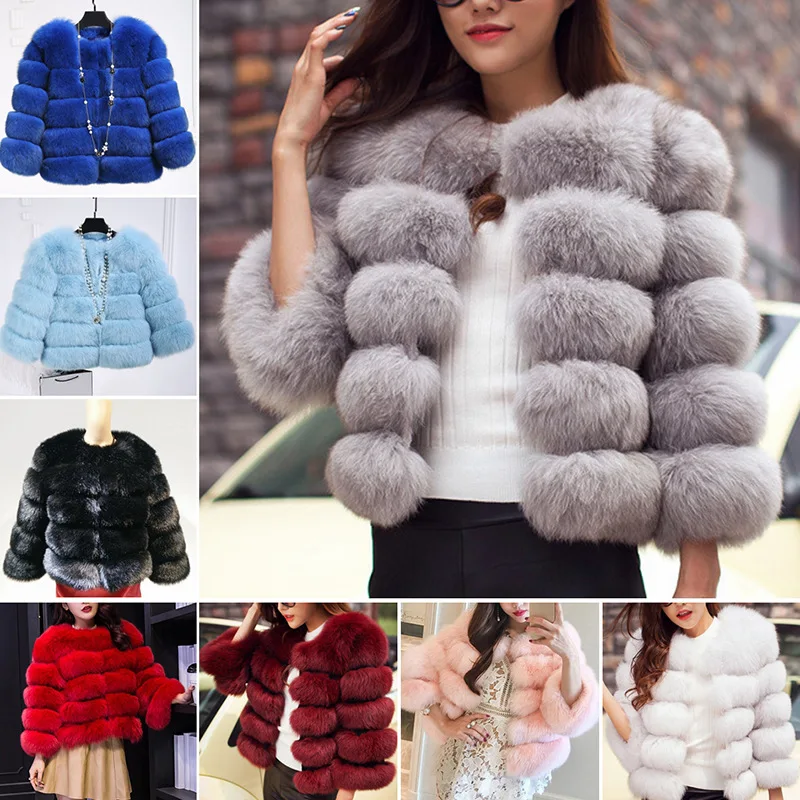 Hot Sale Short Faux Fur Overcoats Jackets Warm Thick Round Neck Furry Wine Red Slim Plus Size Winter Coats for Women 3XL 4XL
Hot Sale Short Faux Fur Overcoats Jackets Warm Thick Round Neck Furry Wine Red Slim Plus Size Winter Coats for Women 3XL 4XL