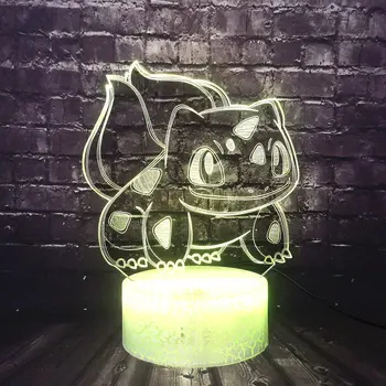 Cute 3D Visual Cartoon Frog Seeds Bulbasaur USB Lamp Pokeball Pokemon Go Game Comic LED Illusion Table Night Light Kid Toy Toy
Cute 3D Visual Cartoon Frog Seeds Bulbasaur USB Lamp Pokeball Pokemon Go Game Comic LED Illusion Table Night Light Kid Toy Toy