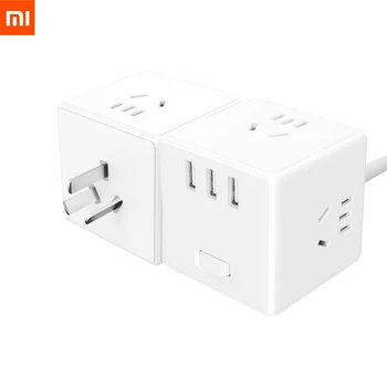 Xiaomi Mijia 2 In 1 USB Charger Power Strip Adapter 6 Ports Socket Converter Outlet Magicube Space-saving Socket Plug
Xiaomi Mijia 2 In 1 USB Charger Power Strip Adapter 6 Ports Socket Converter Outlet Magicube Space-saving Socket Plug