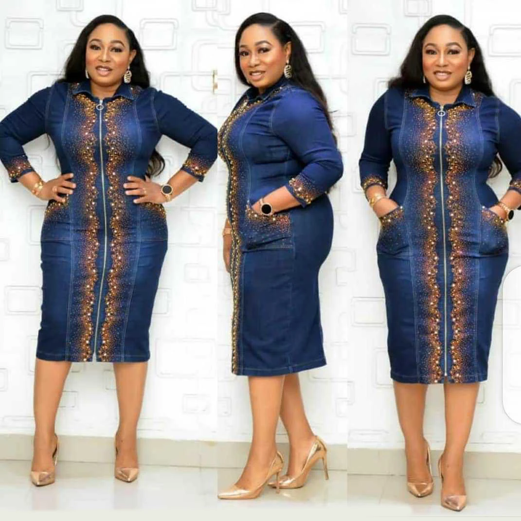 4XL Dashiki African Print Dresses For Women Plus Size Clothing Mom Denim Ankara Dress Africa Ladies Clothes Robe Africaine Femme
4XL Dashiki African Print Dresses For Women Plus Size Clothing Mom Denim Ankara Dress Africa Ladies Clothes Robe Africaine Femme
