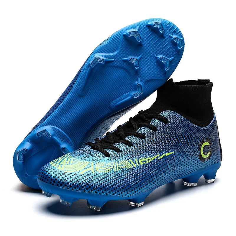 New Football Boots Man Soccer Shoes Artificial Grass Original TF/FG Superfly High Ankle Kids Crampons Outdoor Sock Cleats Shoes
New Football Boots Man Soccer Shoes Artificial Grass Original TF/FG Superfly High Ankle Kids Crampons Outdoor Sock Cleats Shoes
