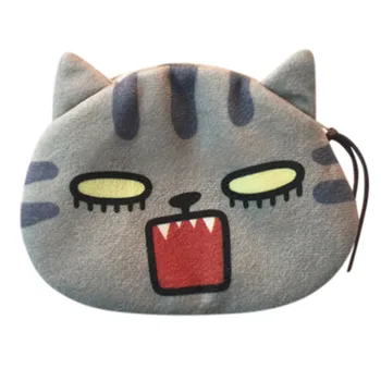 Women Cute Print Cat Face Girl Plush Coin Purse Change Purse Bag Wallet Personality Wallet Cartoon Animal Coin Purse 1121
Women Cute Print Cat Face Girl Plush Coin Purse Change Purse Bag Wallet Personality Wallet Cartoon Animal Coin Purse 1121
