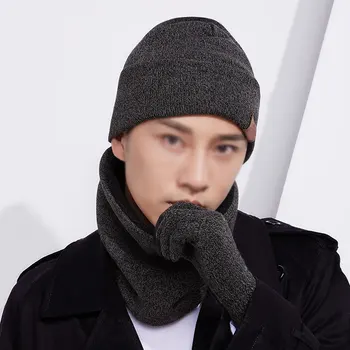 Winter Touch Screen Mittens Knitting Wool Artificial Soft Cozy Beanie Hat Scarf Gloves Sets Skull Knit Cap Infinity Scarves
Winter Touch Screen Mittens Knitting Wool Artificial Soft Cozy Beanie Hat Scarf Gloves Sets Skull Knit Cap Infinity Scarves