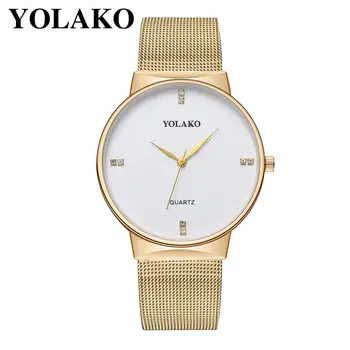 YOLAKO Fashion Sport Diamond-Encrusted Ultra-Thin Mesh Belt Watch Strap Quartz Watch Men Wrist Watches Luxury Relogio Feminino
YOLAKO Fashion Sport Diamond-Encrusted Ultra-Thin Mesh Belt Watch Strap Quartz Watch Men Wrist Watches Luxury Relogio Feminino