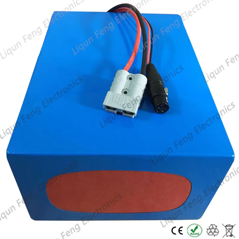 Top No Tax 48V 60AH Electric Bicycle lithium Battery 3000W use Samsung cell with 50A BMS and 5A Charger Li-ion Scooter Battery Pack 4