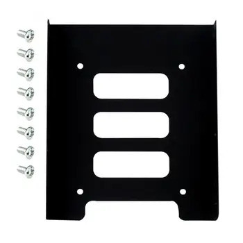 Portable 2.5 Inch SSD HDD To 3.5 Inch Metal Mount Adapter Bracket 8 Screws Hard Drive Bracket For PC Enclosure Dropshipping
Portable 2.5 Inch SSD HDD To 3.5 Inch Metal Mount Adapter Bracket 8 Screws Hard Drive Bracket For PC Enclosure Dropshipping