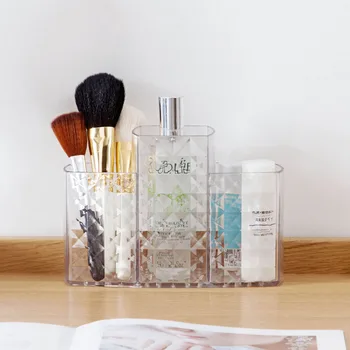 3 Grid Transparent Cosmetic Storage Box Dressing Table Storage Shelf Desktop Plastic Stationery Skin Care Products Finishing Box
3 Grid Transparent Cosmetic Storage Box Dressing Table Storage Shelf Desktop Plastic Stationery Skin Care Products Finishing Box