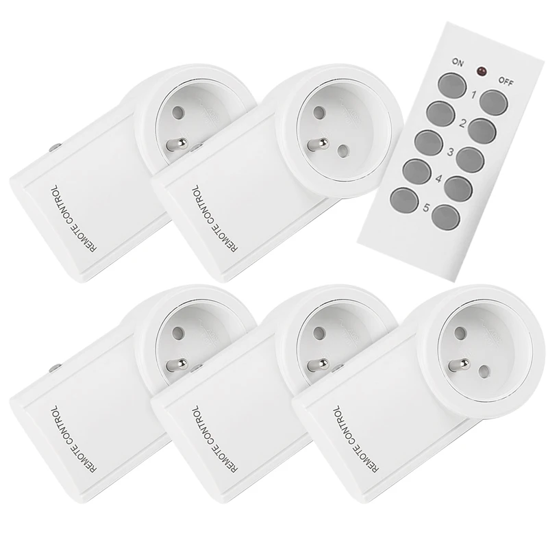 Universal wireless Remote Control Power Wall socket For Smart Home with RF 433.92mhz FR plug
Universal wireless Remote Control Power Wall socket For Smart Home with RF 433.92mhz FR plug
